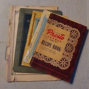 Vintage cookbooks